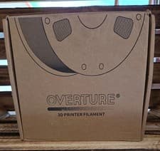 Overture TPU 3D-Drucker Filament 1,75 mm Schwarz 1 kg VFTBLK11-070009