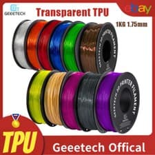 1kg GEEETECH TPU Filament Clear Color 1.75mm Flexible 3D Drucker Filamente 95A