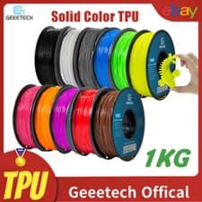 1kg/Rolle GEEETECH TPU Filament Solid Color 1.75mm Flexible 3D Drucker Filamente