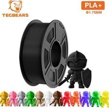 TECBEARS PLA Plus 1KG 3D-Drucker Verbrauchsmaterial Filament 1,75mm PLA+ Lot