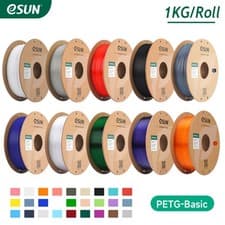 eSUN PETG Basic Filament 3D-Drucker 1,75mm 1KG Roll 3D PETG FDM Mehrfarbendruck